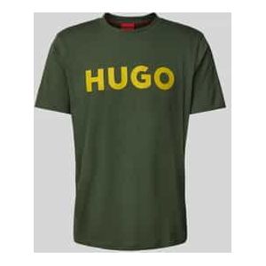 Hugo - T-Shirt - Katoen - Zwart