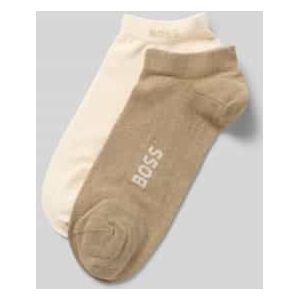 Sneakersokken met labeldetail in een set van 2 paar