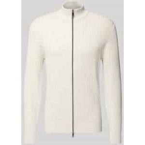 Gebreid jack met ritssluiting