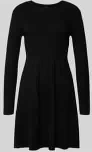 Only - NATASCHA - Gebreide Jurk - Effen - Viscosemix - Mini - Lange Mouwen