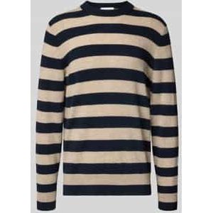 Pullover van kasjmier met ronde hals