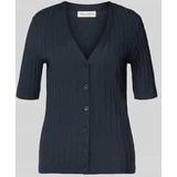 Marc O'Polo - Slim Fit Cardigan - Effen - Mix van Modal en Katoen