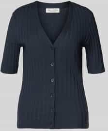 Marc O'Polo - Slim Fit Cardigan - Effen - Mix van Modal en Katoen