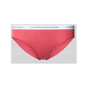 Slip van katoenmix met labelprint