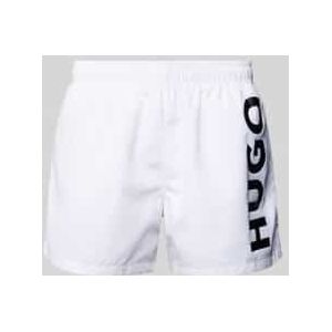 Zwembroek met labelprint, model 'ABAS'