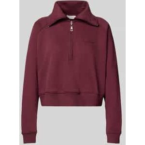 Regular fit pullover met ritssluiting, model 'Meret'