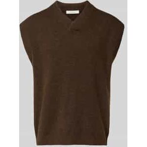 Relaxed fit spencer met wol, model 'RAI'