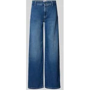 Wide leg jeans met steekzakken, model 'ALEK'