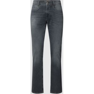 Jeans met labelpatch, model 'Jogn Jeans'