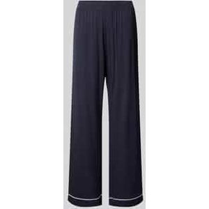 Regular fit pyjamabroek met contrastpaspels, model 'Joy'