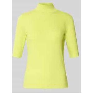 T-shirt met opstaande kraag