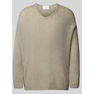 Gebreide pullover van een mix van kasjmier en zijde