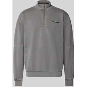 Oversized sweatshirt met opstaande kraag