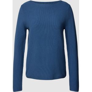 Gebreide pullover met boothals