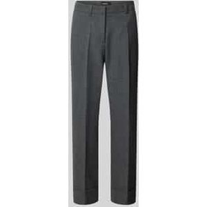 Regular fit stoffen broek met verkorte pasvorm, model 'KRYSTAL'