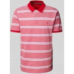 Regular fit poloshirt met logostitching