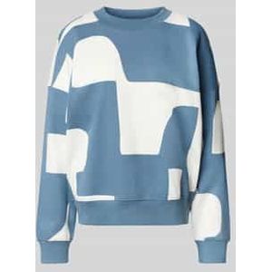 Tom Tailor Denim - Sweatshirt - Mid blue - Met Print All-over