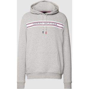 Hoodie met labelprint