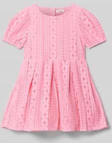 s.Oliver Casual - Kanten Jurk - Mini - Effen - Met Ondoorzichtige Voering