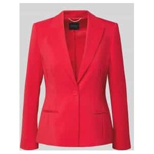 Slim fit blazer met reverskraag en paspelzakken
