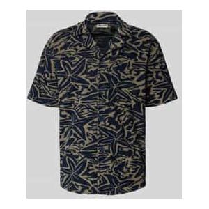 Relaxed fit vrijetijdsoverhemd van badstof, model 'SEARL'