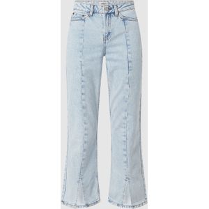 Flared high waist jeans met stretch, model 'Emily'