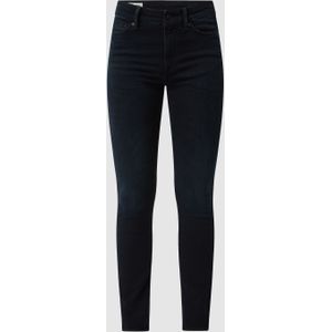 Super slim fit high rise jeans met stretch, model 'Juno'