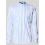 OLYMP Level Five Overhemd, body fit, Opstaande kraag, Bleu