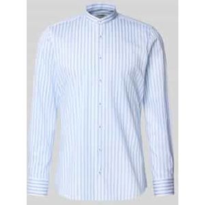 OLYMP Level Five Overhemd, body fit, Opstaande kraag, Bleu