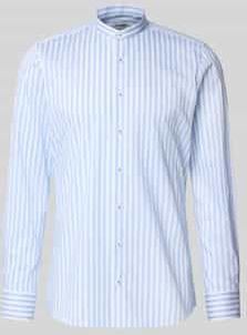 OLYMP Level Five Overhemd, body fit, Opstaande kraag, Bleu