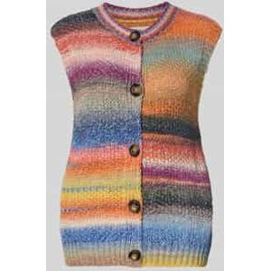 Mouwloos vest met ronde hals, model 'Nynne'