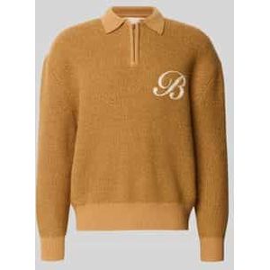 Gebreide pullover met polokraag