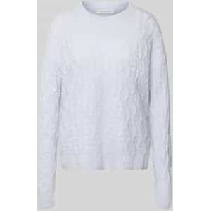 Gebreide pullover van kasjmier met ronde hals