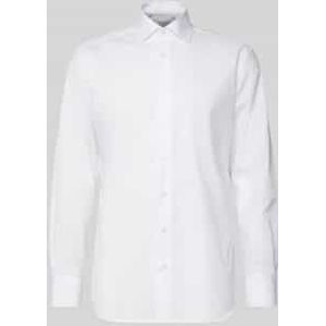 Modern fit zakelijk overhemd met kentkraag