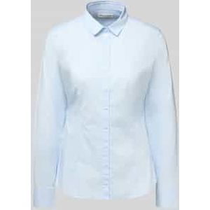 Overhemdblouse van katoenmix