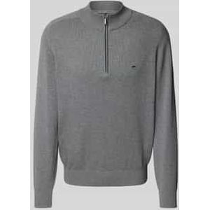 Fynch-Hatton - Ref.1412 203 - Schipperstrui - Blauw - 100% Supersoft Katoen