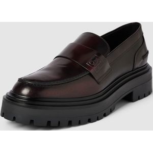 Penny loafers van echt leer, model 'Elin'