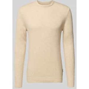 Gebreide pullover met ribboorden, model 'BRANKO'