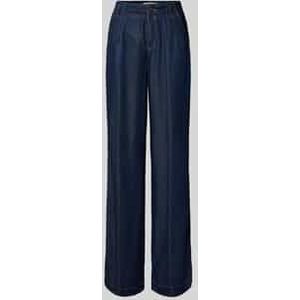 Stoffen broek met achterzakken, model 'liv'