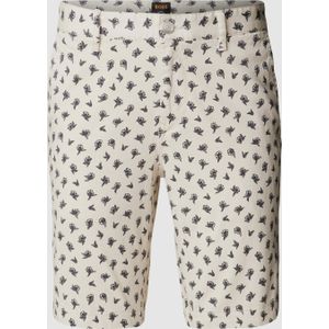 Korte broek met paisleymotief, model 'Schino Slim Shorts'