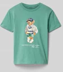 Polo Ralph Lauren - Shirt - Bruin/Grijs/Groen/Wit - Jersey - Normale Pasvorm