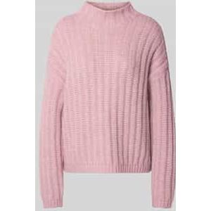 Relaxed fit gebreide pullover van katoenmix, model 'SAFINEYNY'