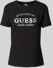 T-shirt met labeldetail, model 'NINA'