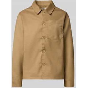 Regular fit overhemdjack met viscose, model 'Marco'