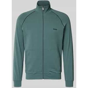 Regular fit sweatjack van katoenmix, model 'MIX&MATCH JACKET Z'