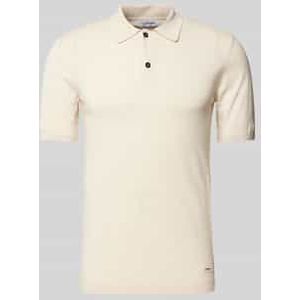 Regular fit poloshirt met knoopsluiting