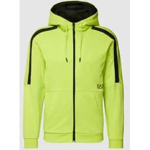 Sweatjack met labelprint, model 'FELPA'