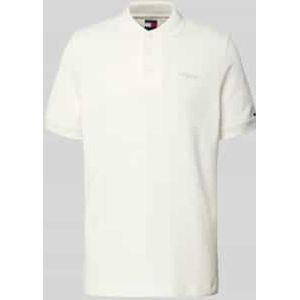 Tommy Jeans - Poloshirt - Regular Fit - Wafelstructuur