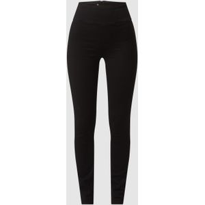 Skinny fit high waist jeans met stretch