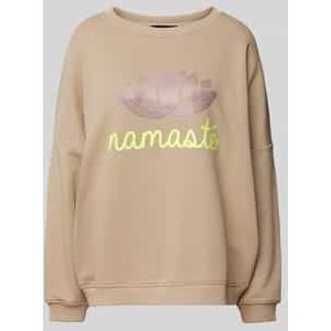 Oversized sweatshirt met ronde hals